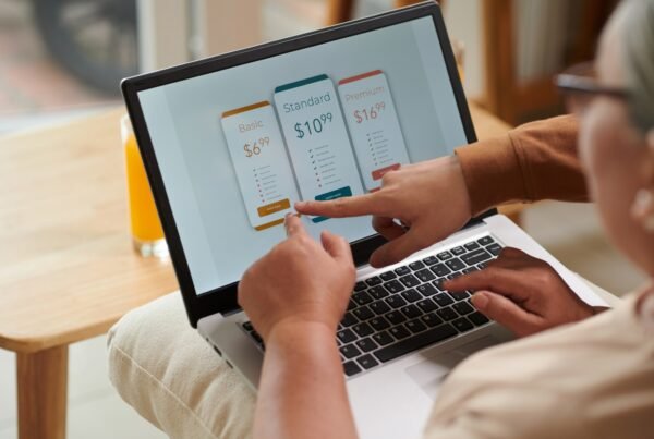 Boy Explaining How to Pay for Service Subscription